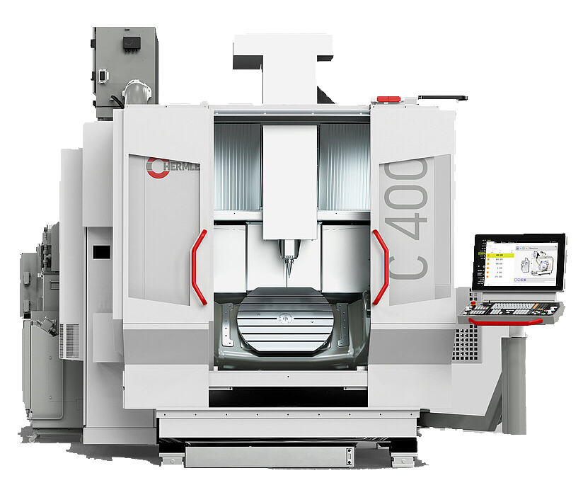 Machine de fresage C 400 de Solutech Industries, ingénierie de conception et industrialisation.